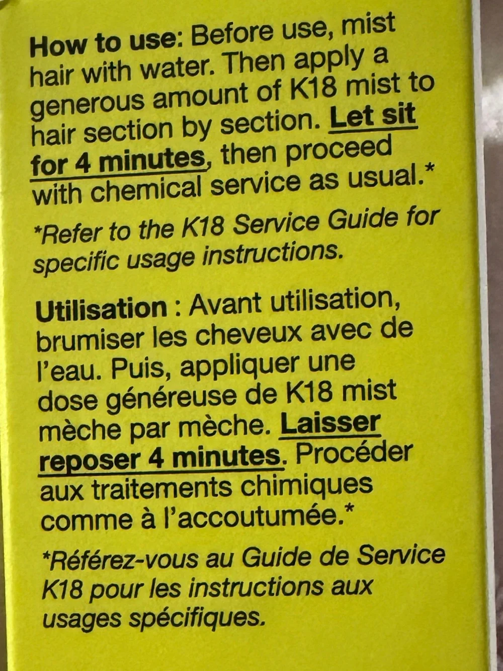 K18 Professional Molecular Repair Hair Mist 30mL / 1oz NIB